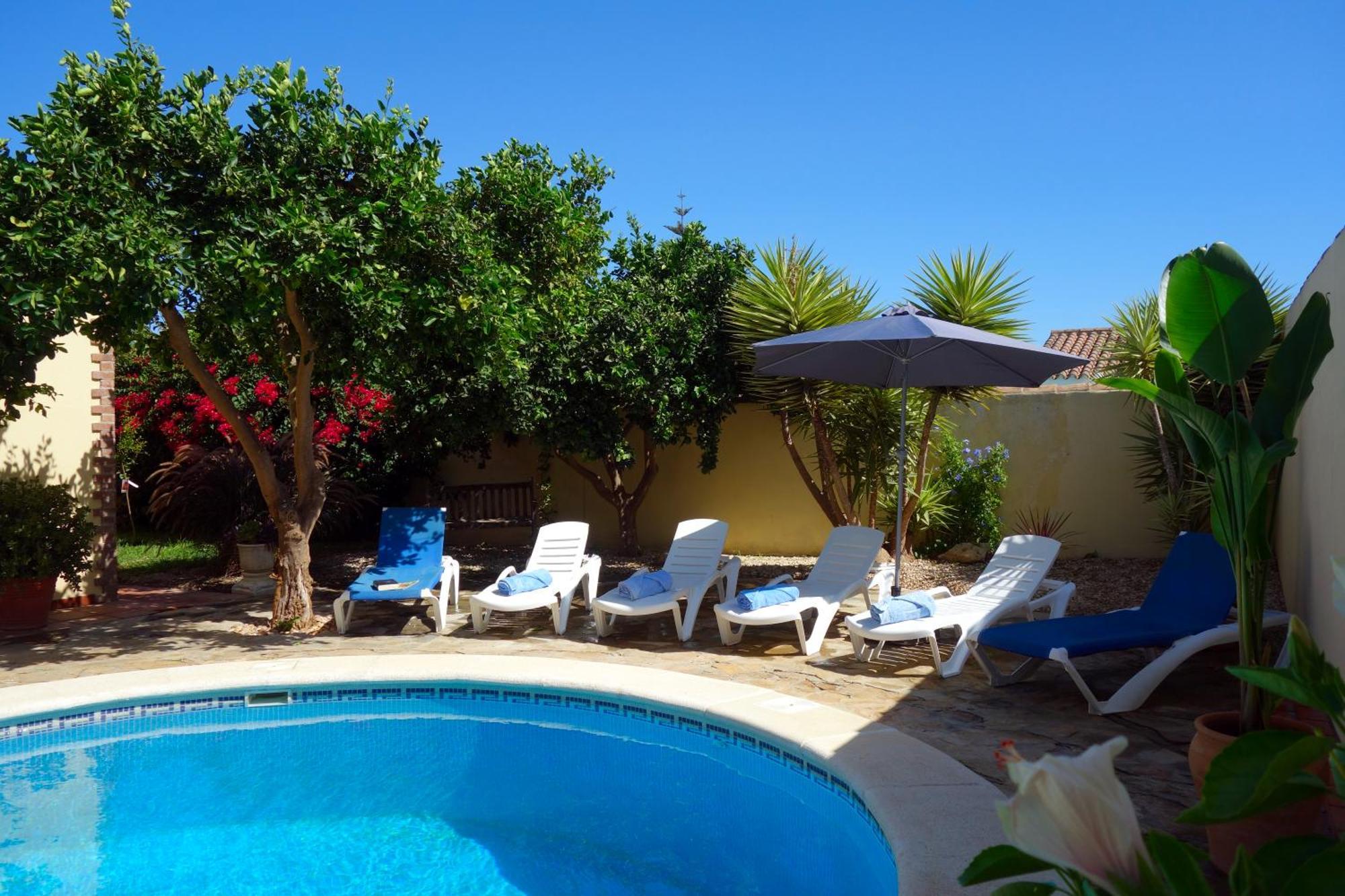 Casa Limon - Ferienhaus - Pool - Klimaanlage - W-Lan Чиклана-де-ла-Фронтера Экстерьер фото